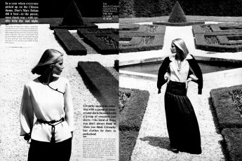 Gunilla Linblad by Helmut Newton / Vogue USA (1975.08)