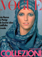 Cheryl Tiegs by Barry Lategan / Vogue ITA (1975.09)