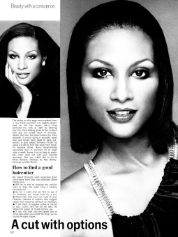 Beverly Johnson by Francesco Scavullo / Vogue USA (1975.09)