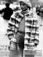 Beverly Johnson by Mike Reinhardt / Vogue USA (1975.09)