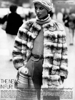 Beverly Johnson by Mike Reinhardt / Vogue USA (1975.09)