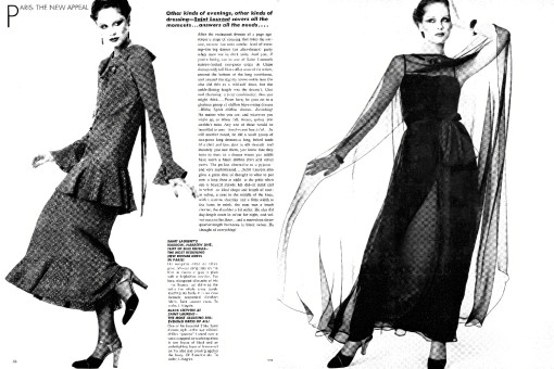 Rosie Vela by Irving Penn / Vogue USA (1974.09)