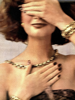 Rosie Vela by Duane Michals / Vogue USA (1974.09)