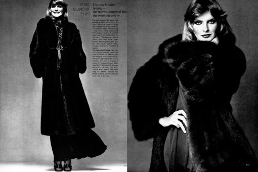 Rene Russo by Richard Avedon / Vogue USA (1975.11)