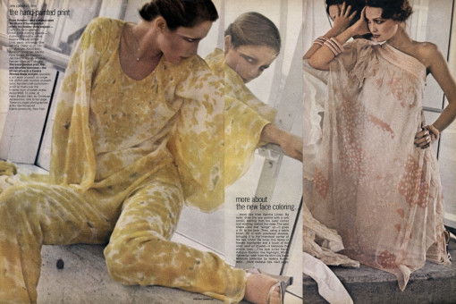 Nina Gaidarova, Jane Gill by Deborah Turbeville / Vogue USA (1975.12)