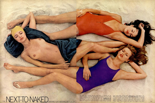 Nina Gaidarova, Janice Dickinson, Patti Hansen by Irving Penn / Vogue USA (1975.12)