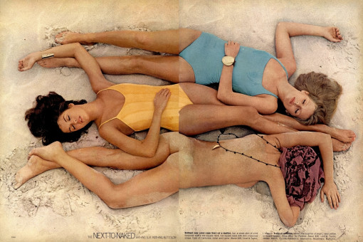 Nina Gaidarova, Janice Dickinson, Patti Hansen by Irving Penn / Vogue USA (1975.12)