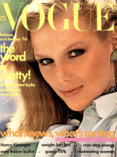 Patti Hansen by Arthur Elgort / Vogue USA (1976.01)