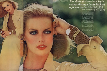 Patti Hansen by Arthur Elgort / Vogue USA (1976.02)