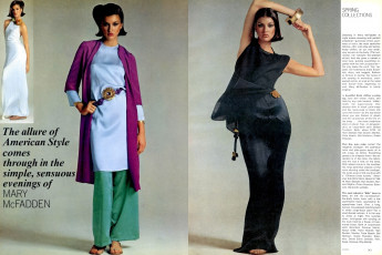 Janice Dickinson by Richard Avedon / Vogue USA (1976.02)