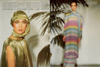 Moyra Swan by David Bailey / Vogue ITA (1976.03)