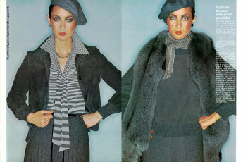 Moyra Swan by David Bailey / Vogue ITA (1976.10)