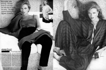 Lisa Taylor by Arthur Elgort / Vogue USA (1976.10)