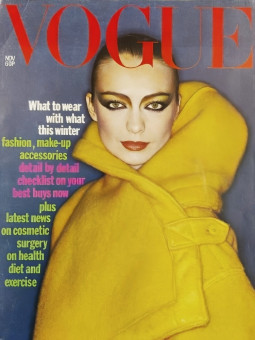 Vibeke Knudsen by David Bailey / Vogue UK (1976.11)