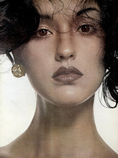 Janice Dickinson by Irving Penn / Vogue USA (1976.01)