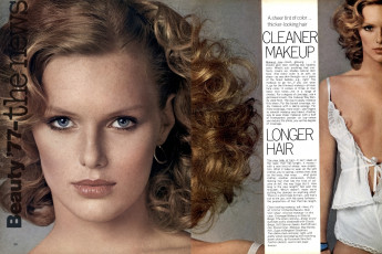 Patti Hansen by Richard Avedon / Vogue USA (1977.01)