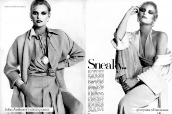 Patti Hansen by Irving Penn / Vogue USA (1977.02)
