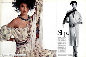 Janice Dickinson by Irving Penn / Vogue USA (1977.02)