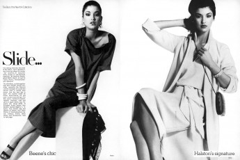 Janice Dickinson by Irving Penn / Vogue USA (1977.02)