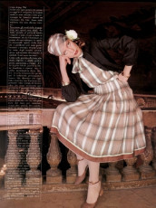 Jerry Hall by David Bailey / Vogue ITA (1977.03)