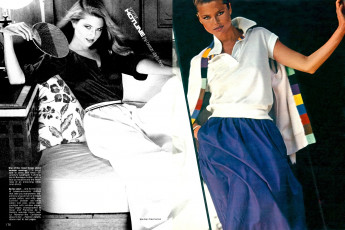 Christie Brinkley by Kourken Pakchanian / Vogue USA (1977.04)