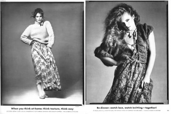 Patti Hansen by Richard Avedon / Vogue USA (1977.07)