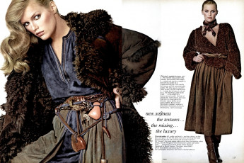 Patti Hansen by Irving Penn / Vogue USA (1977.08)