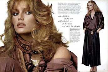Patti Hansen by Irving Penn / Vogue USA (1977.08)