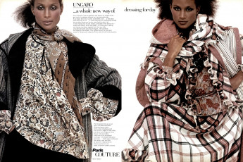 Beverly Johnson by Albert Watson / Vogue USA (1977.10)