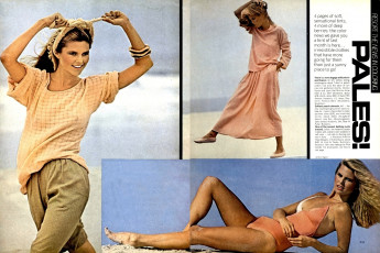 Christie Brinkley by Arthur Elgort / Vogue USA (1977.12)