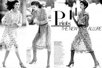 Janice Dickinson by Mike Reinhardt / Vogue USA (1978.01)