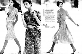 Janice Dickinson by Mike Reinhardt / Vogue USA (1978.01)