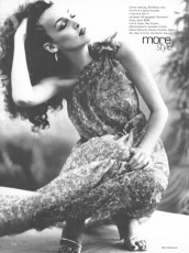 Jerry Hall by Stan Malinowski / Vogue USA (1978.02)