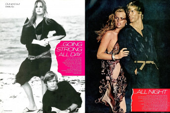 Patti Hansen, Pat Andersen by Francesco Scavullo / Vogue USA (1978.04)