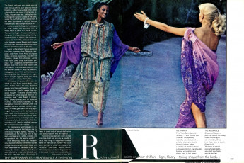 Bitten Knudsen, Beverly Johnson by Helmut Newton / Vogue USA (1978.05)