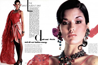 Janice Dickinson by Richard Avedon / Vogue USA (1978.07)