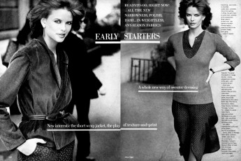 Lisa Taylor by Arthur Elgort / Vogue USA (1978.07)