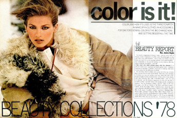 Gia Carangi by Arthur Elgort / Vogue USA (1978.10)