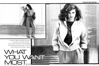 Gia Carangi by Andrea Blanch / Vogue USA (1978.10)