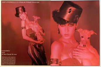 Pat Cleveland by Francois Lamy / Vogue ITA (1978.12)