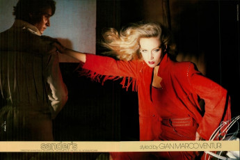 Jerry Hall by Gian Paolo Barbieri / Vogue ITA (1979.01)