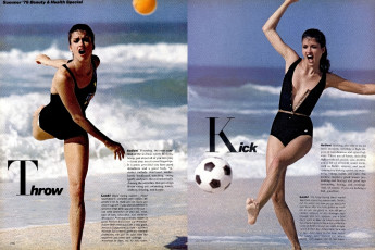 Janice Dickinson by Mike Reinhardt / Vogue USA (1979.04)