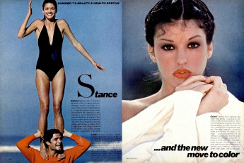 Janice Dickinson by Mike Reinhardt / Vogue USA (1979.04)