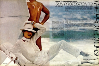 Janice Dickinson by Mike Reinhardt / Vogue USA (1979.04)