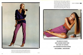 Jerry Hall by Richard Avedon / Vogue USA (1979.05)