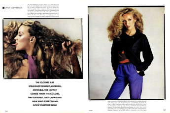 Jerry Hall by Richard Avedon / Vogue USA (1979.05)