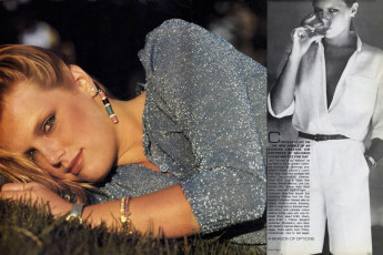 Patti Hansen by Arthur Elgort / Vogue USA (1979.12)